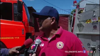 House fire in the Boris Vega neighborhood, Estelí.