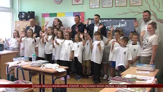Osječki lav dočekao prvašiće – u osječke škole upisano 854 učenika prvih razreda