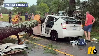 Storms leave a trail of damage in parts of NC