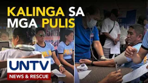 Mga pulis sa Lanao del Norte, natingnan ang kalusugan sa MCGI medical mission