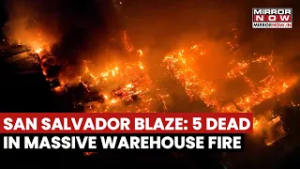 Massive Inferno In San Salvador: Five Killed As Warehouse Explodes In Flames | Watch