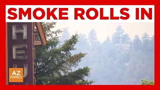 Pocket Fire doubles in size again, pushing smoke into Flagstaff