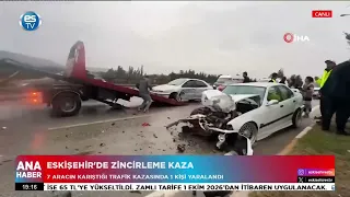 Eskişehir’de zincirleme kaza!