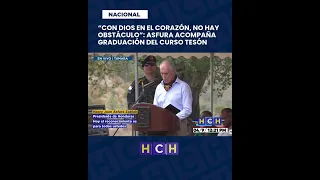 President Asfura participated in the Tesón course graduation