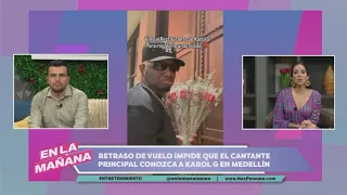 Flight Delay Prevents Principal from Meeting Karol G in Medellin | En La Mañana
