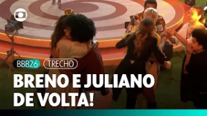 Breno voltou do Paredão Falso acompanhado de Juliano Floss! | BBB 26 | TV Globo