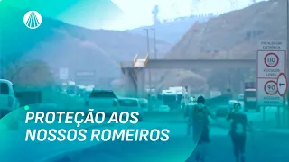 Novas regras de segurança reforçam proteção para peregrinos na Via Dutra | TJ Aparecida