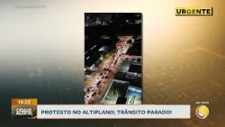 Part 1 - In Altiplano: protest causes miles-long traffic in João Pessoa