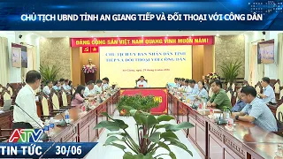 CHAIRMAN OF AN GIANG PROVINCIAL PEOPLE'S COMMITTEE MEETS AND DIALOGUES WITH CITIZENS