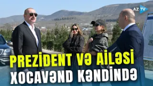Prezident İlham Əliyev Xocavənd kəndində: Dövlət başçısı sakinlərlə səmimi söhbət etdi