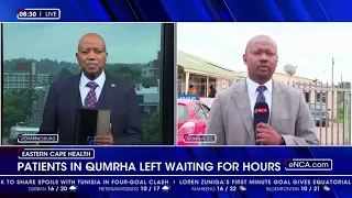 Patients in Qumrha clinic left waiting for hours.