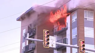 Full evacuations ordered at Midvale apartment complex fire