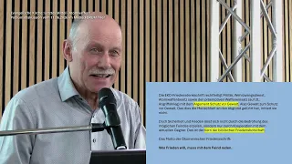 Dr. phil. Theodor Ziegler @ EKD: Last Resort - Nuclear Weapons?