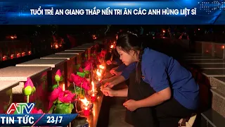 AN GIANG YOUTH LIGHT CANDLES TO HONOR FALLEN HEROES