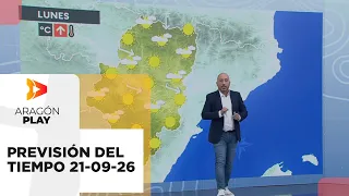Aragon weather forecast for Monday, September 21st.