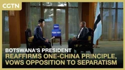 Botswana's president reaffirms one-China principle, vows opposition to separatism