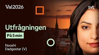 Utfrågningen på 5 minuter: Nooshi Dadgostar (V)