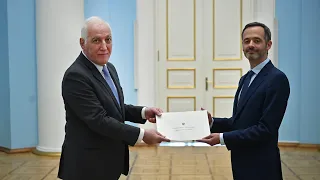 Հայաստանում Ֆրանսիայի նորանշանակ դեսպանը հավատարմագրերն է հանձնել նախագահին