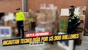 ?⌚? Incautan mercancía tecnológica de contrabando por $5.900 millones en el sur de Cali.