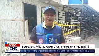 Colapsó parte de una vivienda afectada por el sismo en Tuluá