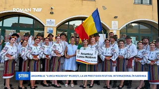 Ansamblul "Lunca Moldovei" Pildești, la un prestigios festival internațional în Sardinia