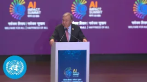 “AI must belong to everyone” - UN Chief at AI Impact Summit | United Nations