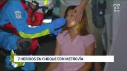 Seven injured after crash between car and Metrovia bus in southwest Guayaquil