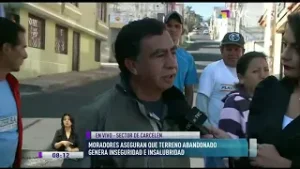 piden intervencion inmediata de terreno abandonado en carcelen