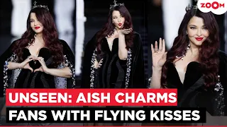 Aishwarya Rai's UNSEEN pics from Paris show VIRAL; Her heart sign & flying kisses moment wins hearts