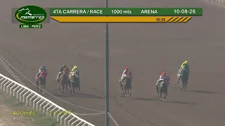 Hipódromo Monterrico   4ta Carrera 10 Agosto 26