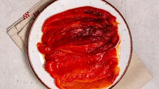 Roasted peppers in an air fryer 🌶️ easy and quick recipe