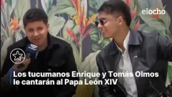ENRIQUE AND TOMÁS OLMOS FROM TUCUMÁN WILL SING FOR POPE LEO XIV