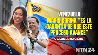 María Corina is the guarantee that this process will move forward: Claudia Macero to NTN24 upon r...