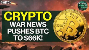 Crypto Market Pulse: War News Pushes BITCOIN to $66K! । Top News of The Day। Powered by CoinSwitch