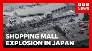 Three people dead after explosion at Japanese shopping mall as earthquake hits region | BBC News