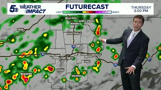 Latest Weather | Weak cold front to bring scattered storms Thursday
