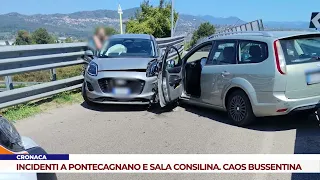 NEWS. ACCIDENTS IN PONTECAGNANO AND SALA CONSILINA. BUSSENTINA CHAOS
