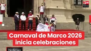 Presidente José Jerí participa de lanzamiento del Carnaval de Marco 2026