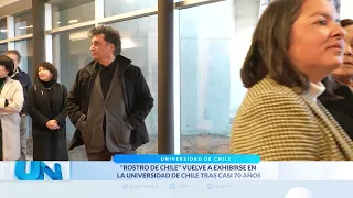 "Rostro de Chile" vuelve a exhibirse en la Universidad de Chile tras casi 70 años
