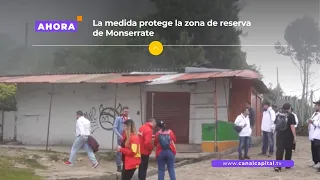 CAR suspends 33 temporary structures on the Monserrate trail | Environment