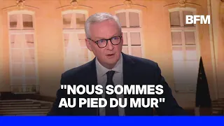 Dette française: Bruno Le Maire assure que la dissolution "a précipité le chaos"