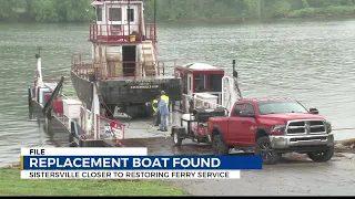 Replacement boat found, Sistersville closer to restoring ferry service