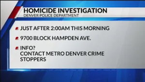 1 dead after assault in southeast Denver