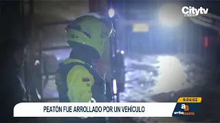 Pedestrian struck by a truck that reportedly lost control in Soacha | CityTv