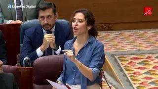Ayuso's stinging rebuke of the Madrid left and the PSOE: "Game over"