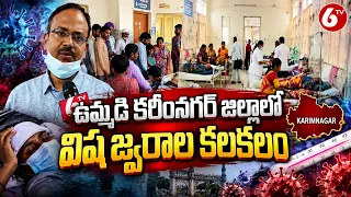ఉమ్మడి కరీంనగర్ జిల్లాలో విష జ్వరాల కలకలం | Hospitals Filled With Fever Patients | 6TV News