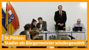 St.Pölten: Stadler als Bürgermeister wiedergewählt