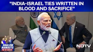 PM Modi Israel Parliament | "India-Israel Ties Written In Blood And Sacrifice": PM Modi In Jerusalem