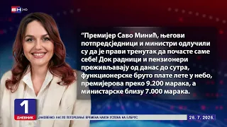 Milica Radovanović: Dok građani jedva preživljavaju, funkcioneri sebi povećavaju plate