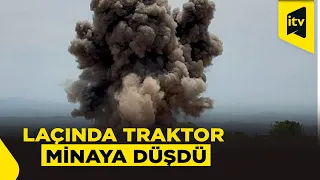 Laçında mina partlayışı baş verib